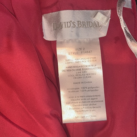 2/$40 👸🏻🌸 David’s Bridal Dress Style F14847 🌸 - Picture 8 of 9
